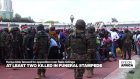 Stampede at funeral of Kenya's former PM Odinga kills two